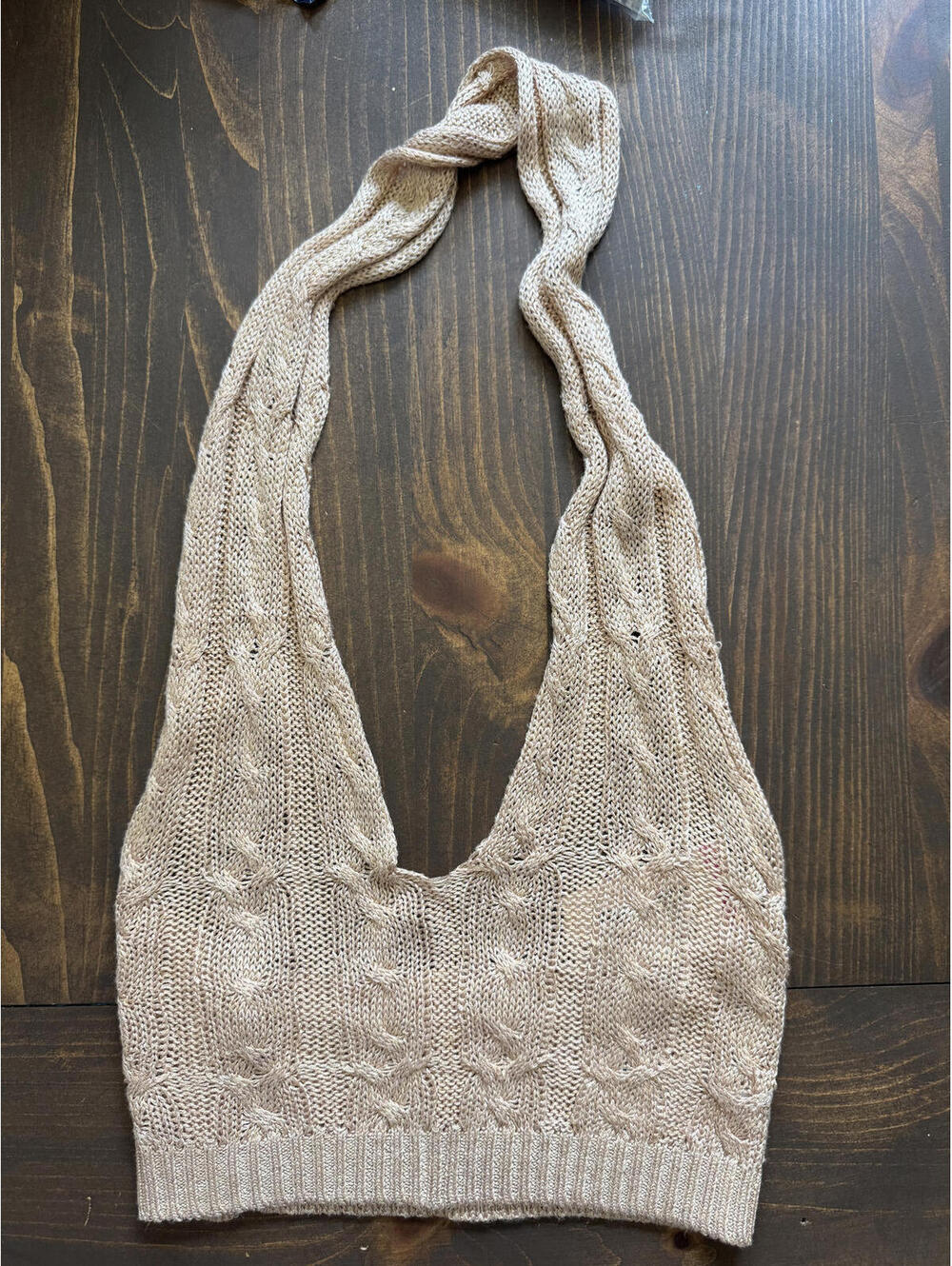 Free People- Small Cropped Halter Top